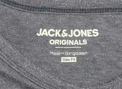 Mens UK Size S JACK & JONES Grey  T-Shirt
