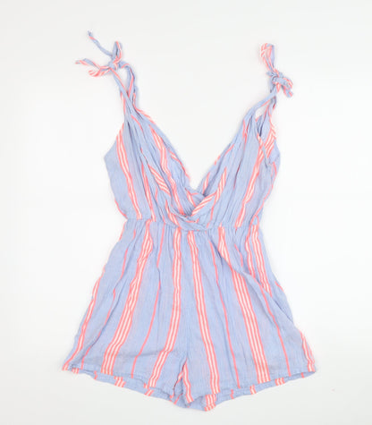 Womens UK Size 6 ASOS One-Piece Blue Playsuit