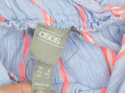 Womens UK Size 6 ASOS One-Piece Blue Playsuit