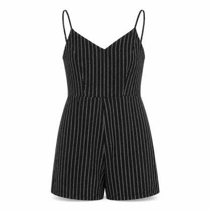 Womens UK Size XS Stradivarius One-Piece Black Playsuit