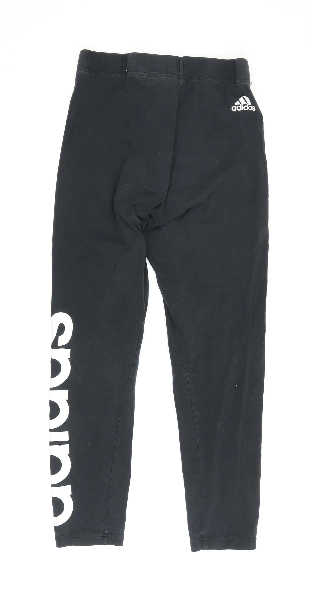 Adidas Girls Black XS Leggings for Comfort & Style