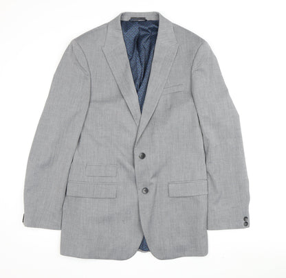 Mens UK Size 40 Marks and Spencer Regular Grey Suit Jacket