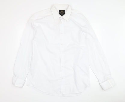 Scott & Taylor Men's White Formal Dress Shirt Size 17