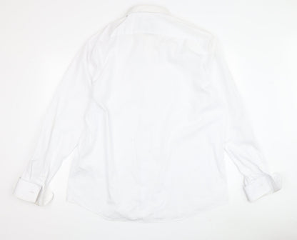 Scott & Taylor Men's White Formal Dress Shirt Size 17