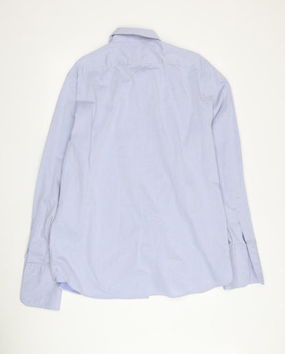 Austin Reed Men's Blue Slim Fit Dress Shirt