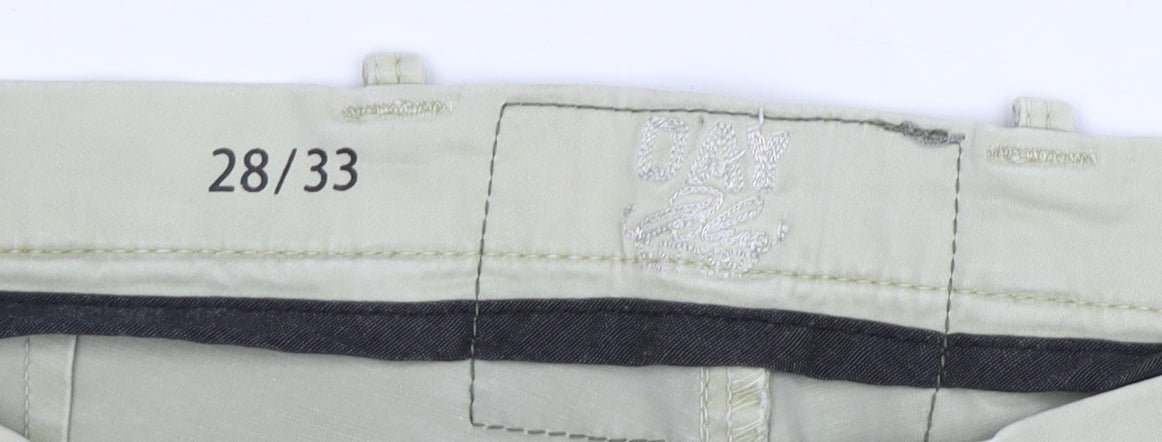 Women's Day Beige Capri Trousers Ankle Zip Regular Fit S