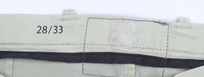 Women's Day Beige Capri Trousers Ankle Zip Regular Fit S