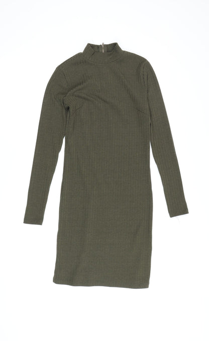 Brave Soul Women's XS Green Bodycon Dress