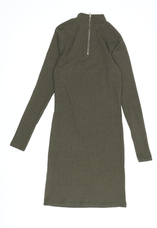 Brave Soul Women's XS Green Bodycon Dress