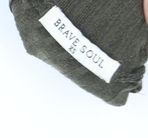 Brave Soul Women's XS Green Bodycon Dress