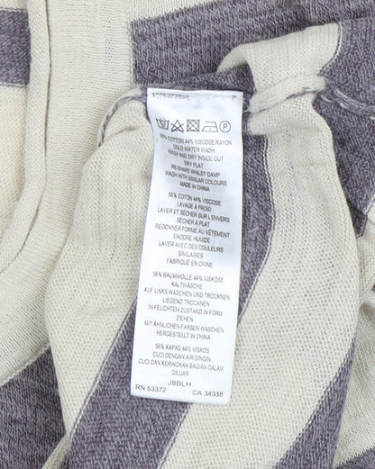 Great Plains Women's Beige Striped Pullover Jumper - Small