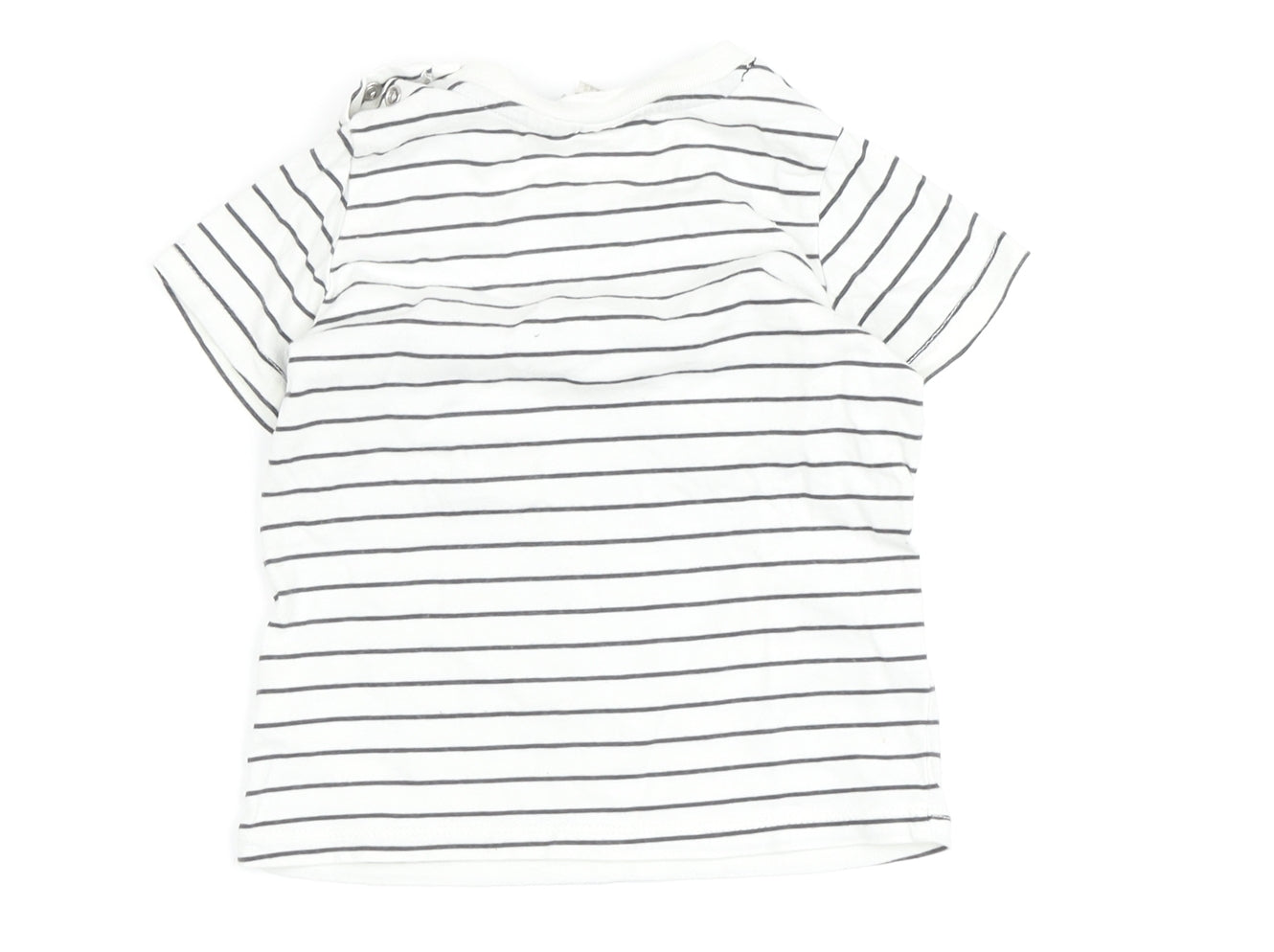 Disney Unisex Baby Striped Mickey T-Shirt 12M Cotton