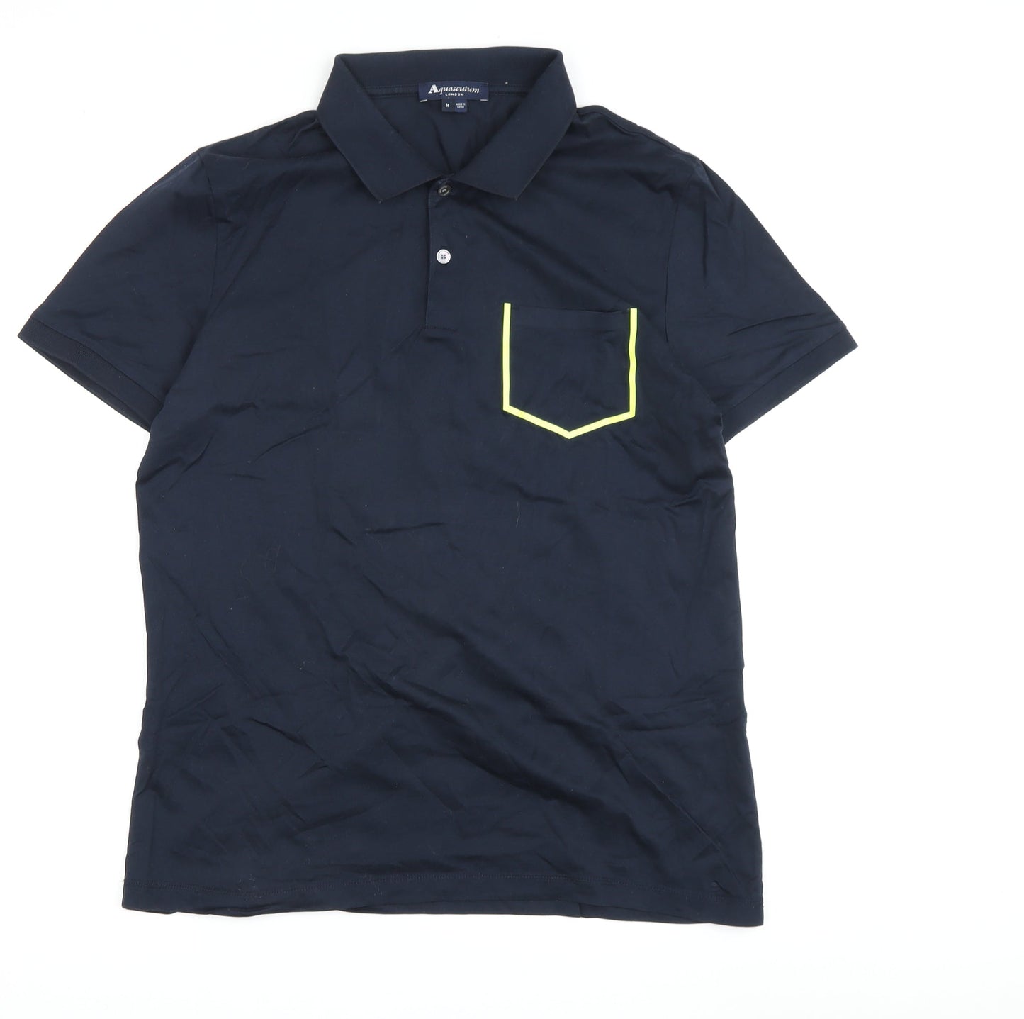 Aquascutum Men's Black M Polo Shirt