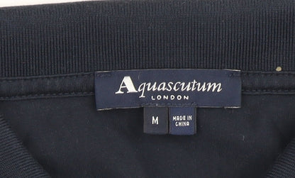 Aquascutum Men's Black M Polo Shirt