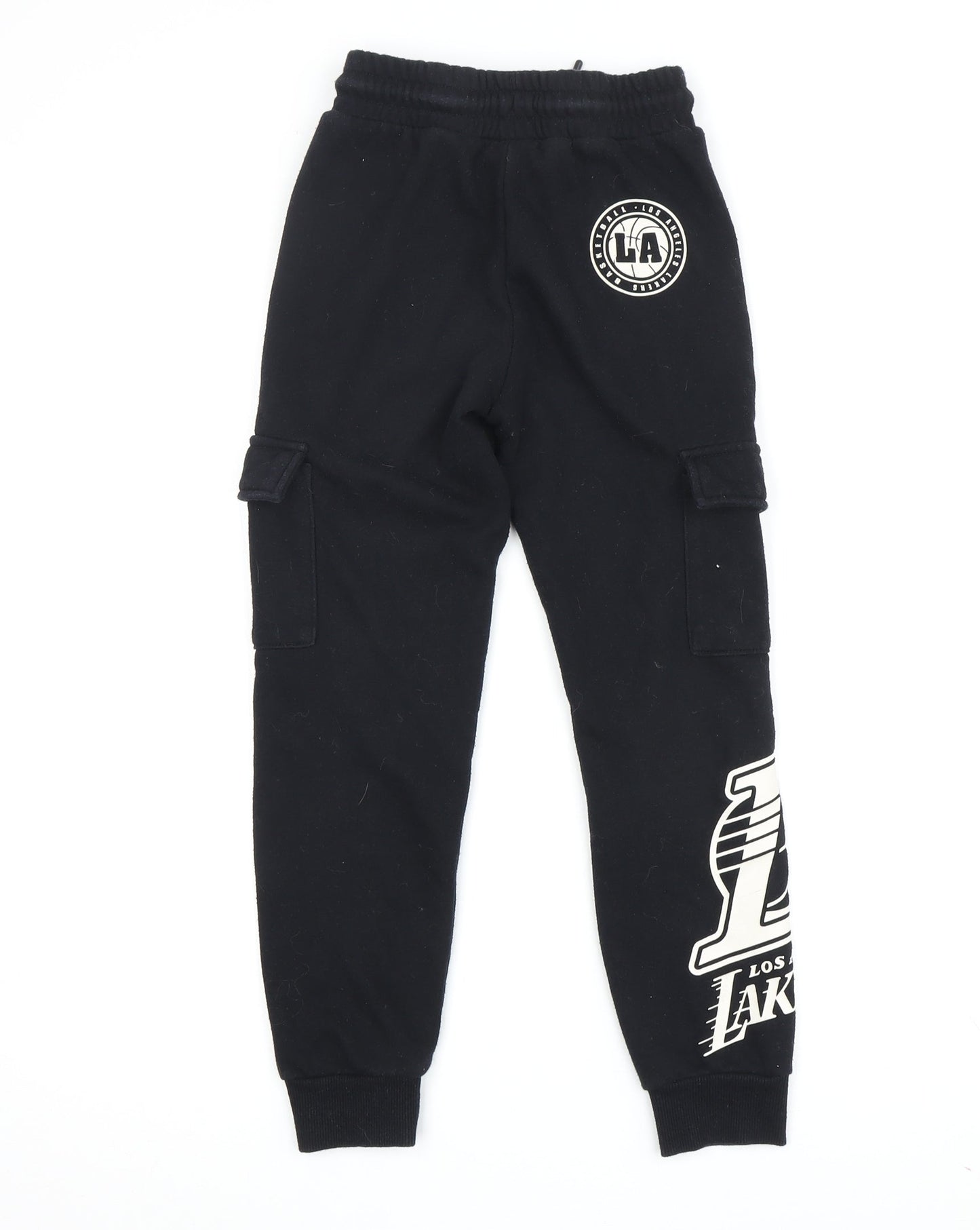 NBA Boys Black Joggers 9 Years - Basketball Casual Trousers