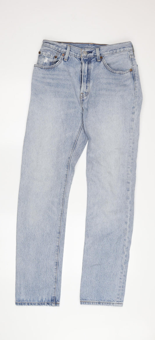 Levi's Men's Blue Straight Jeans Size 26 Button Closure