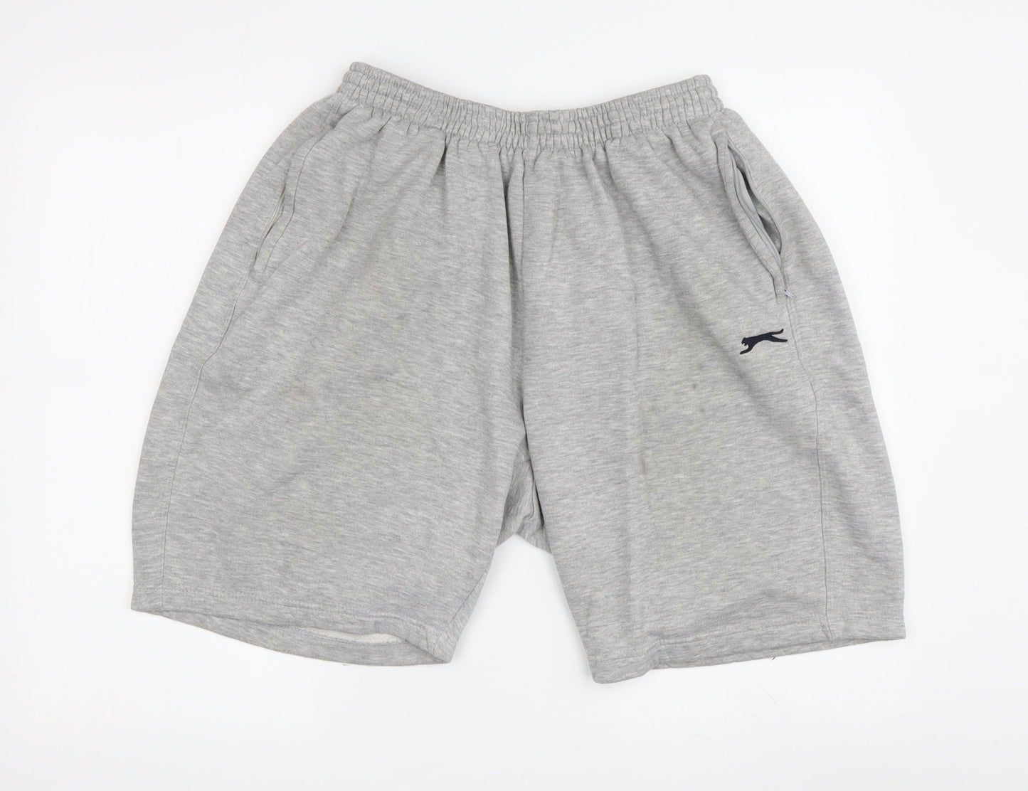 Slazenger Men’s Grey Sweat Shorts 2XL Comfortable Casual