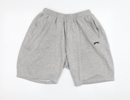 Slazenger Men’s Grey Sweat Shorts 2XL Comfortable Casual