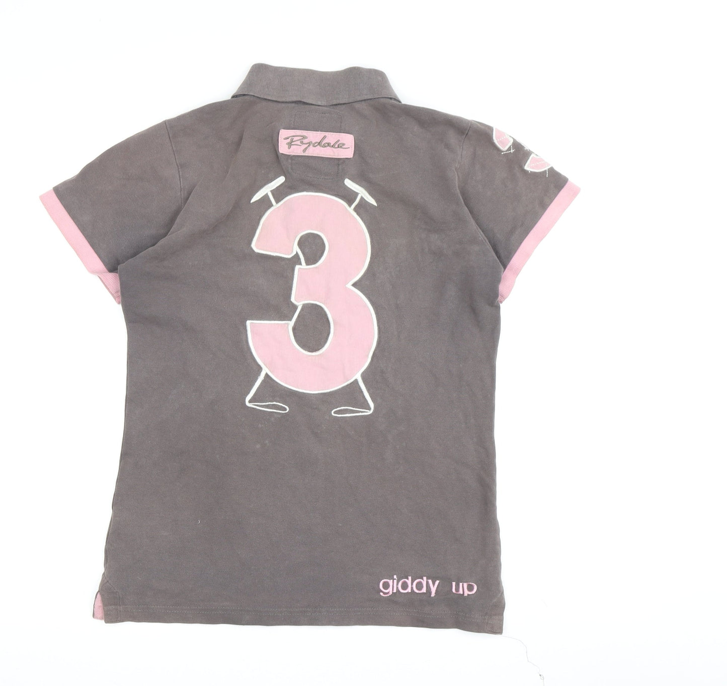 Womens UK Size XS Rydale Brown  Polo