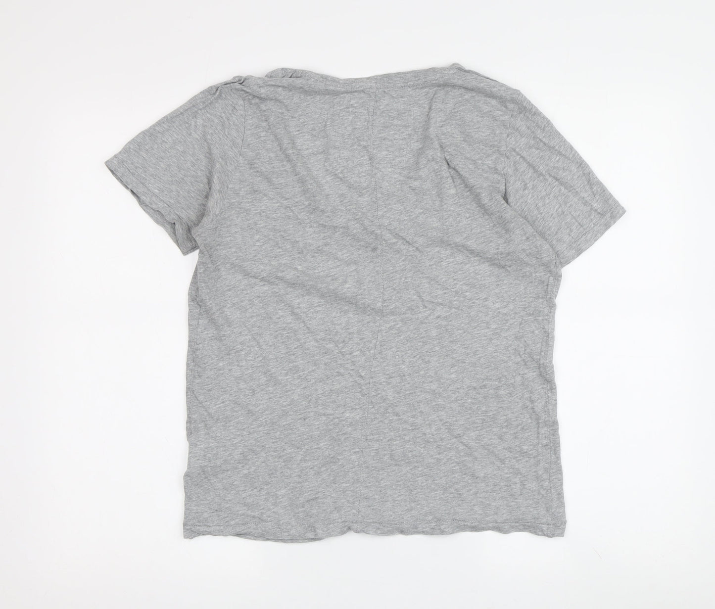 Womens UK Size XS Quiksilver Grey Basic T-Shirt