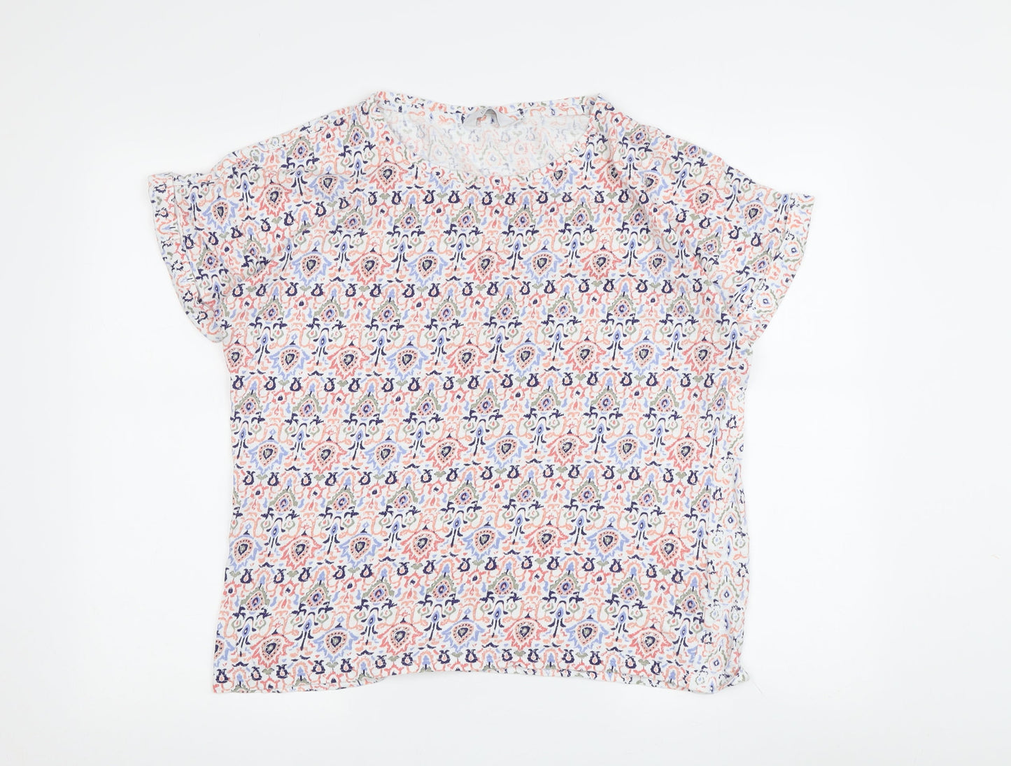 Isle Women's Multicoloured Geometric T-Shirt M