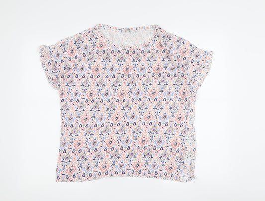 Isle Women's Multicoloured Geometric T-Shirt M