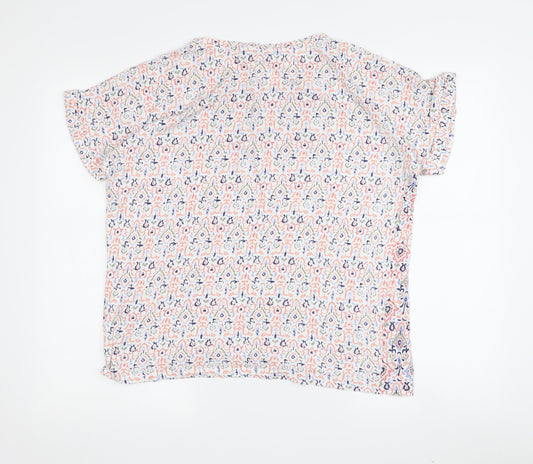 Isle Women's Multicoloured Geometric T-Shirt M