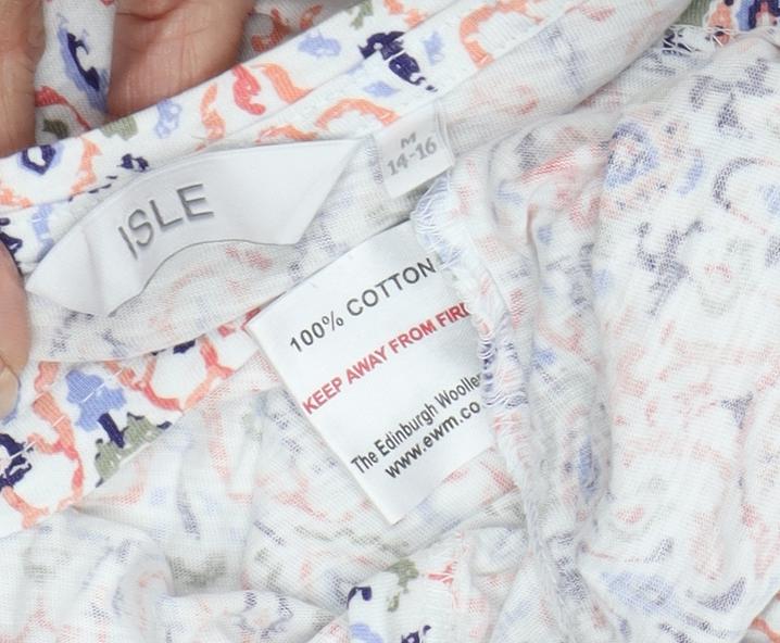 Isle Women's Multicoloured Geometric T-Shirt M