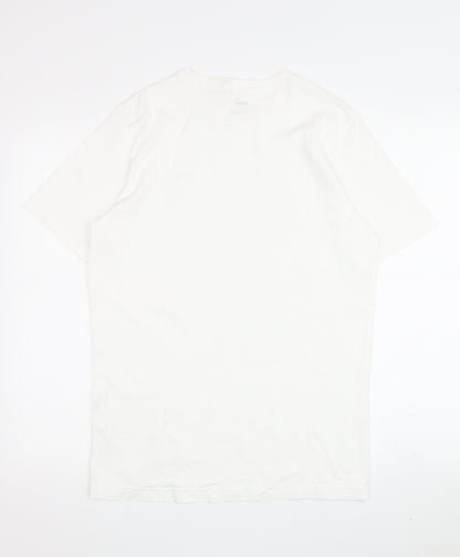 Puma White Men’s T-Shirt S - Breathable Jersey Casual