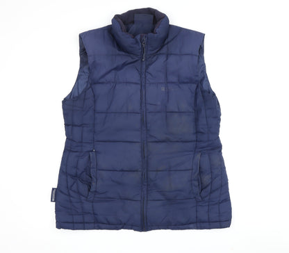 Mountain Warehouse Women's Blue Padded Waistcoat, Size 14