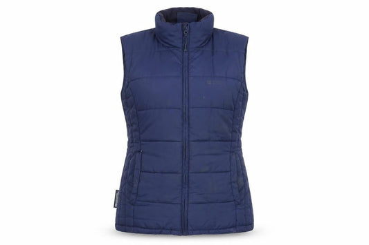 Mountain Warehouse Women's Blue Padded Waistcoat, Size 14