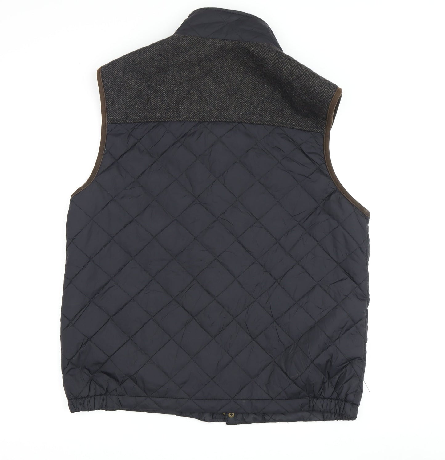 Mens UK Size M Marks and Spencer Black Quilted Coat