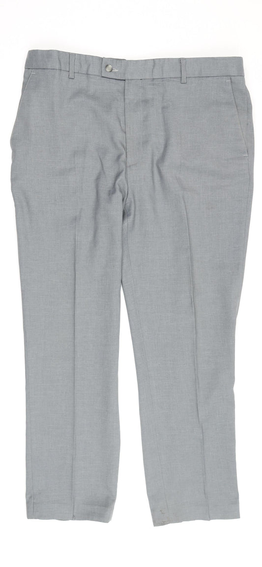 Stromberg Men’s Grey Slim Trousers Size 36 S