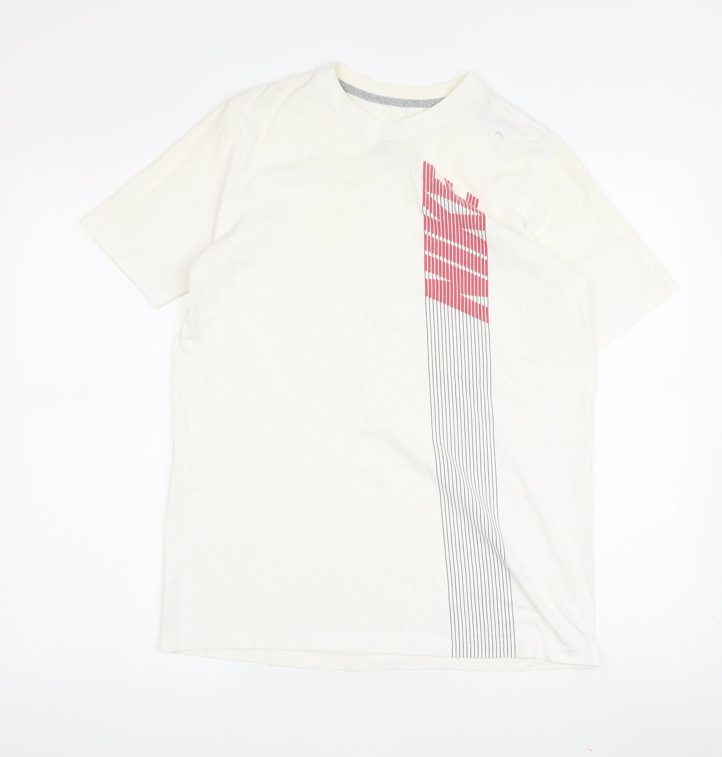 Nike Men's White Graphic Print T-Shirt XL