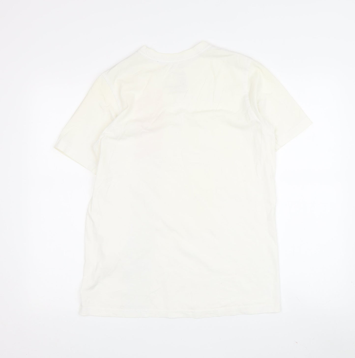 Nike Men's White Graphic Print T-Shirt XL