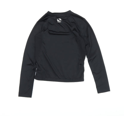 Sondico Boys Black Long Sleeve Active Top 10 Years