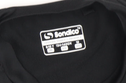 Sondico Boys Black Long Sleeve Active Top 10 Years