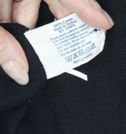 Jack Wills Men's Black S Polo Shirt Logo Accents