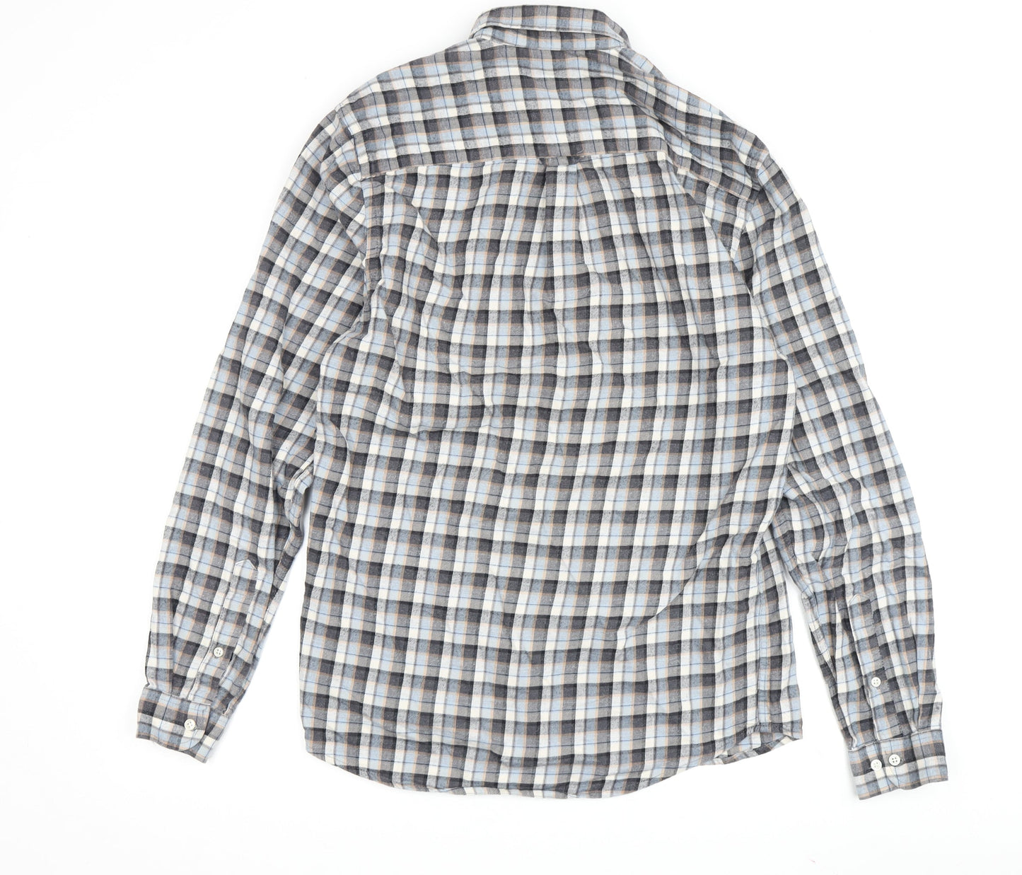 Next Signature Men's Grey Check Shirt Size S