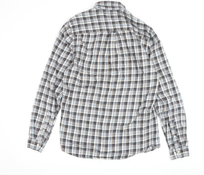 Next Signature Men's Grey Check Shirt Size S