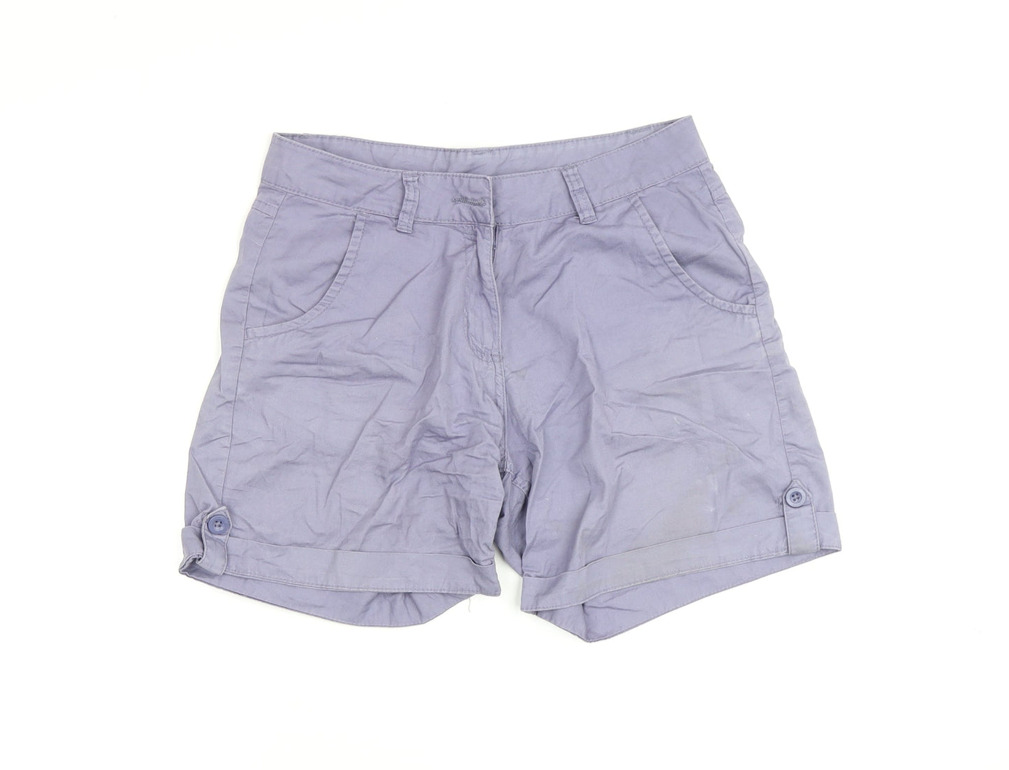 Mountain Warehouse Women's Purple Chino Shorts, Size 10