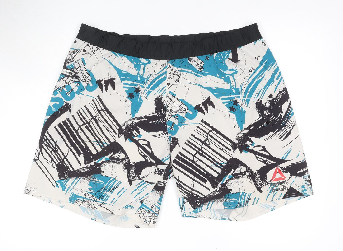 Reebok Men's 2XL Multicoloured Swim Shorts