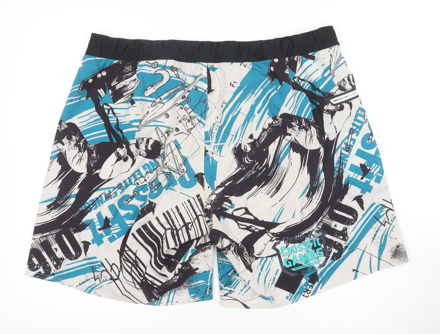 Reebok Men's 2XL Multicoloured Swim Shorts