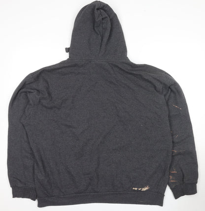 IRON MOUNTAIN Men's Grey 2XL Pullover Hoodie
