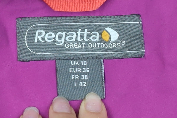 Womens UK Size 10 Regatta Purple Basic Jacket