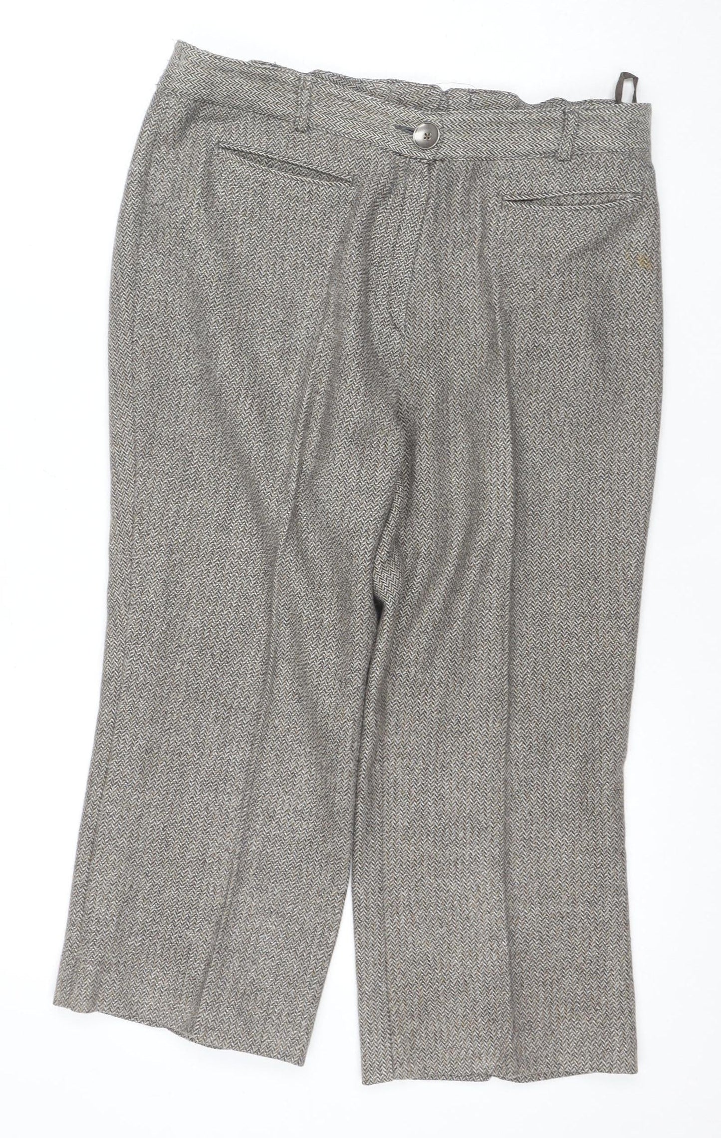 Cotton Traders Women's Brown Trousers Size 14