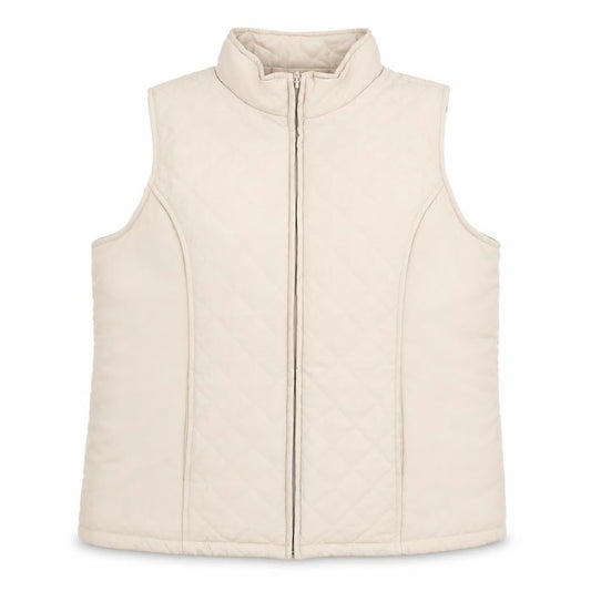 Womens UK Size M EWM Beige Quilted Coat