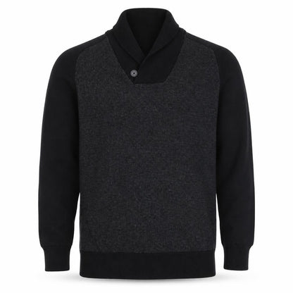 Mens UK Size L NEXT Black Pullover Jumper