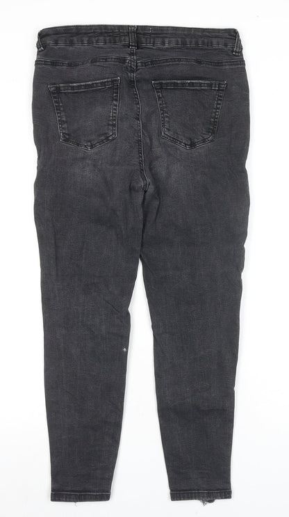 New Look Women's Black Skinny Jeans Size 14