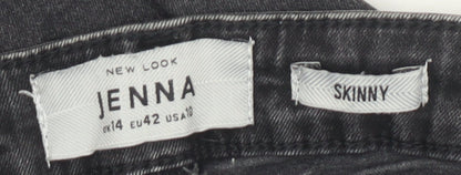 New Look Women's Black Skinny Jeans Size 14